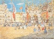 Maurice Prendergast St. Mark Venice oil on canvas